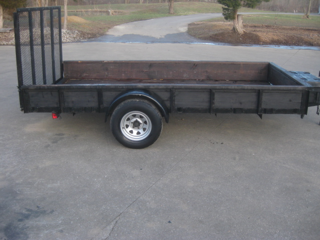 2018  American Trailer 12ftx6 Trailer Solid Sides 